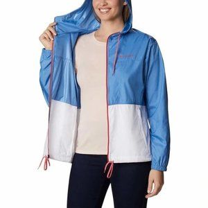 Columbia Women Windbreaker Jacket Medieval,White